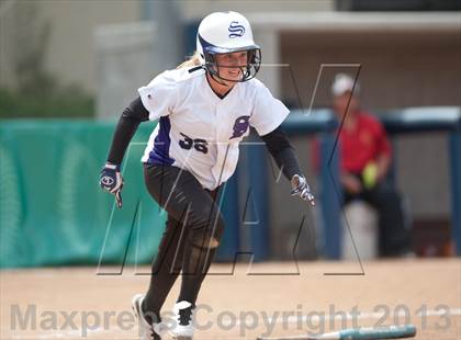 Thumbnail 3 in Santana Vs Cathedral Catholic (CIF SDS D3 Final) photogallery.