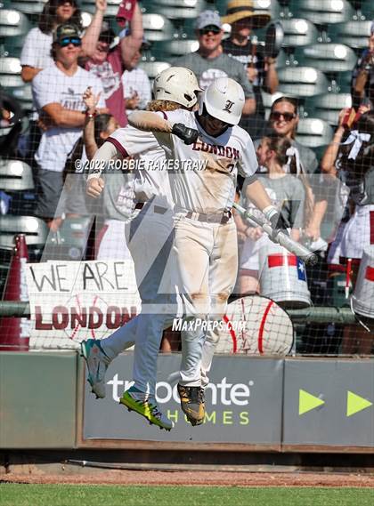 Thumbnail 1 in London vs. Brock (UIL 3A Baseball Final) photogallery.