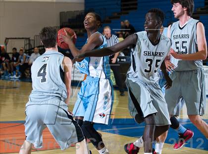 Thumbnail 1 in Sylmar vs Aubd Senior Sharks (National Prep Classic) photogallery.