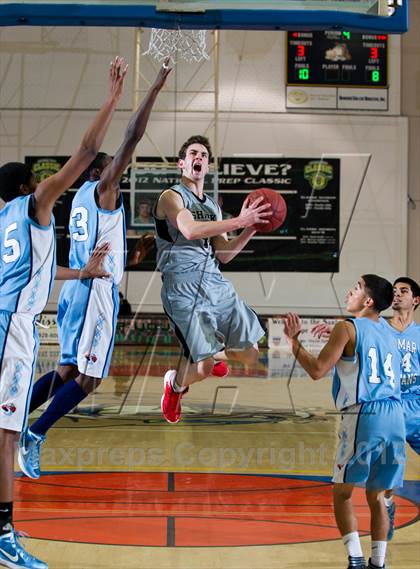 Thumbnail 2 in Sylmar vs Aubd Senior Sharks (National Prep Classic) photogallery.
