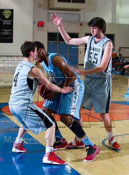 Thumbnail 2 in Sylmar vs Aubd Senior Sharks (National Prep Classic) photogallery.