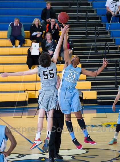 Thumbnail 1 in Sylmar vs Aubd Senior Sharks (National Prep Classic) photogallery.