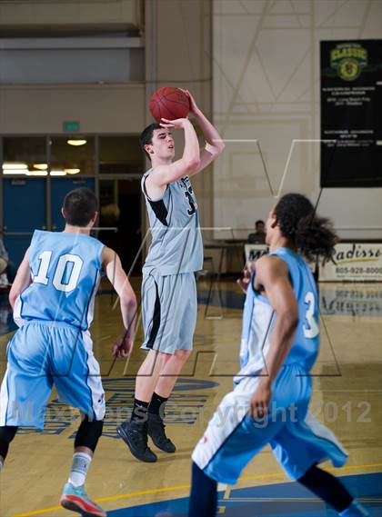 Thumbnail 3 in Sylmar vs Aubd Senior Sharks (National Prep Classic) photogallery.
