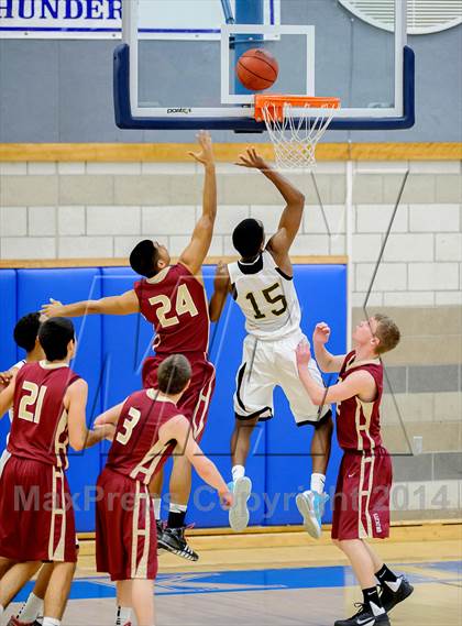 Thumbnail 3 in Lathrop vs Whitney (Rocklin Holiday Classic) photogallery.