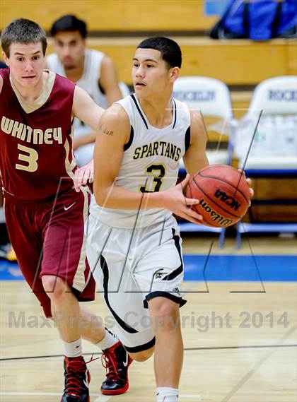 Thumbnail 3 in Lathrop vs Whitney (Rocklin Holiday Classic) photogallery.