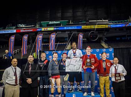 Thumbnail 2 in NCHSAA State 2A Wrestling Championships (Awards) photogallery.