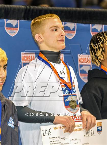 Thumbnail 3 in NCHSAA State 2A Wrestling Championships (Awards) photogallery.