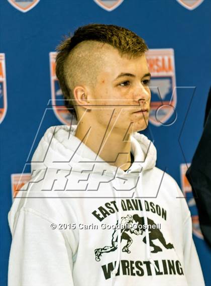 Thumbnail 1 in NCHSAA State 2A Wrestling Championships (Awards) photogallery.