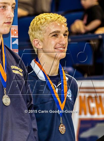 Thumbnail 1 in NCHSAA State 2A Wrestling Championships (Awards) photogallery.