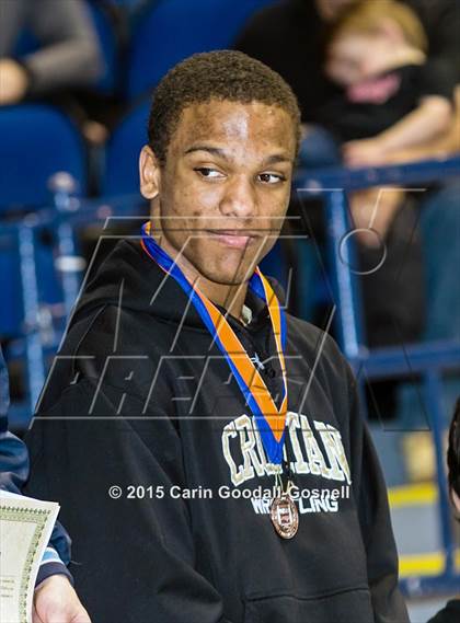 Thumbnail 3 in NCHSAA State 2A Wrestling Championships (Awards) photogallery.