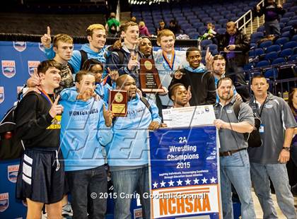 Thumbnail 1 in NCHSAA State 2A Wrestling Championships (Awards) photogallery.