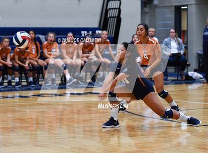 Thumbnail 1 in Madison vs Harlan (NISD Volleyball Tournament) photogallery.