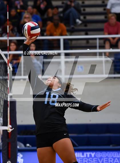 Thumbnail 1 in Madison vs Harlan (NISD Volleyball Tournament) photogallery.