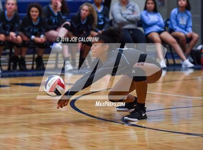Thumbnail 3 in Madison vs Harlan (NISD Volleyball Tournament) photogallery.