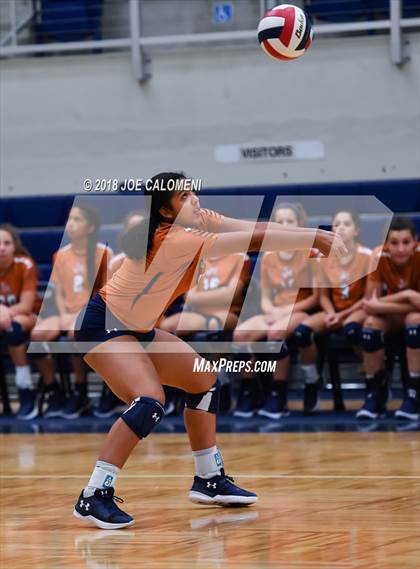 Thumbnail 2 in Madison vs Harlan (NISD Volleyball Tournament) photogallery.
