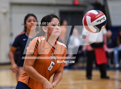 Thumbnail 1 in Madison vs Harlan (NISD Volleyball Tournament) photogallery.