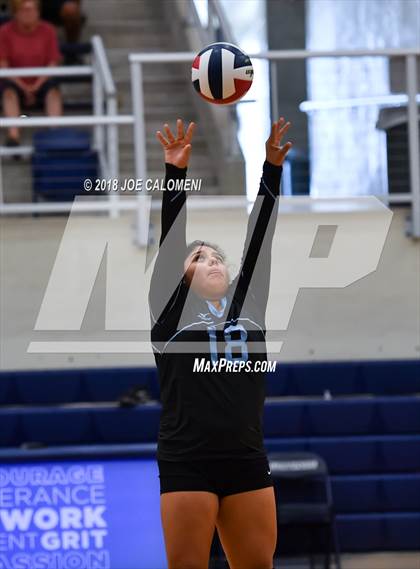Thumbnail 3 in Madison vs Harlan (NISD Volleyball Tournament) photogallery.