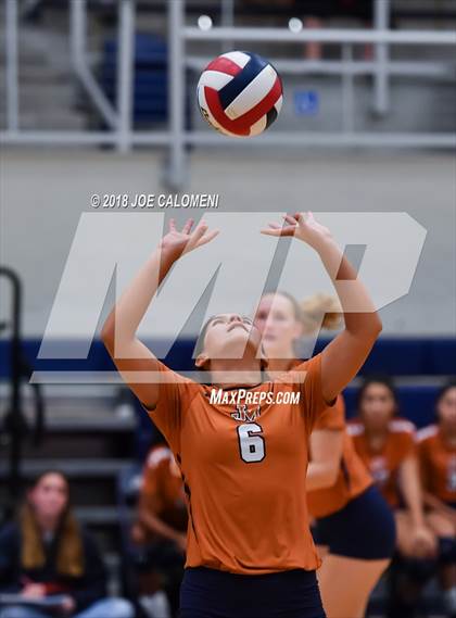 Thumbnail 2 in Madison vs Harlan (NISD Volleyball Tournament) photogallery.