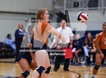 Thumbnail 1 in Madison vs Harlan (NISD Volleyball Tournament) photogallery.