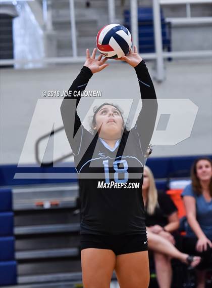 Thumbnail 2 in Madison vs Harlan (NISD Volleyball Tournament) photogallery.