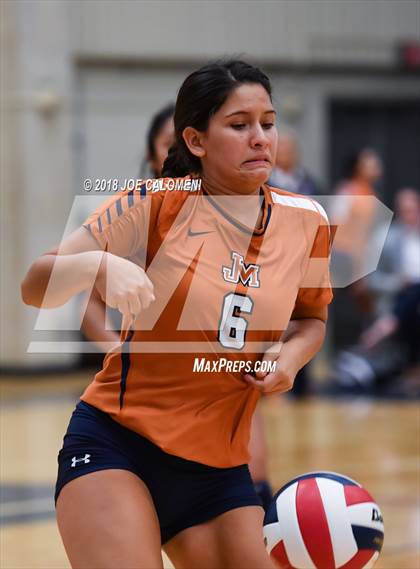 Thumbnail 2 in Madison vs Harlan (NISD Volleyball Tournament) photogallery.