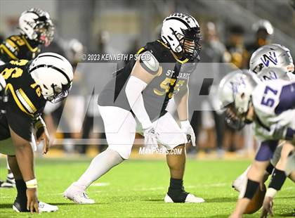 Thumbnail 3 in St. James vs. North Webster (LHSAA D3 Non-Select Regional) photogallery.