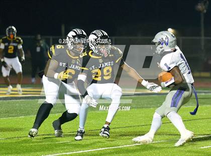 Thumbnail 2 in St. James vs. North Webster (LHSAA D3 Non-Select Regional) photogallery.