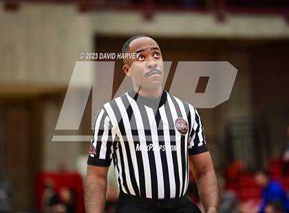 Thumbnail 1 in (CHSAA 3A Boys Basketball first Round) SkyView Academy vs Highland photogallery.