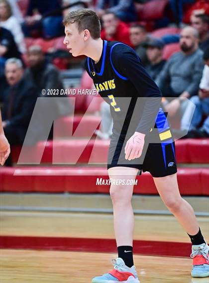 Thumbnail 1 in (CHSAA 3A Boys Basketball first Round) SkyView Academy vs Highland photogallery.