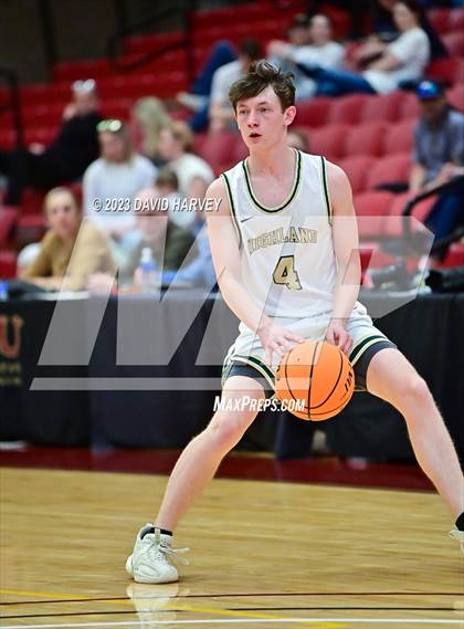 Thumbnail 3 in (CHSAA 3A Boys Basketball first Round) SkyView Academy vs Highland photogallery.