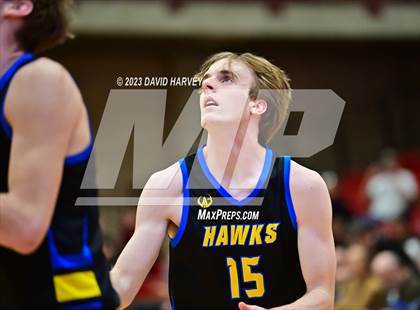 Thumbnail 1 in (CHSAA 3A Boys Basketball first Round) SkyView Academy vs Highland photogallery.