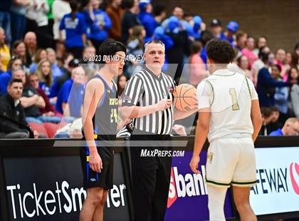 Thumbnail 1 in (CHSAA 3A Boys Basketball first Round) SkyView Academy vs Highland photogallery.