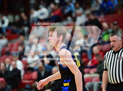 Thumbnail 3 in (CHSAA 3A Boys Basketball first Round) SkyView Academy vs Highland photogallery.