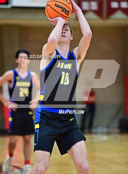 Thumbnail 2 in (CHSAA 3A Boys Basketball first Round) SkyView Academy vs Highland photogallery.