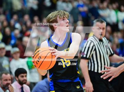 Thumbnail 3 in (CHSAA 3A Boys Basketball first Round) SkyView Academy vs Highland photogallery.