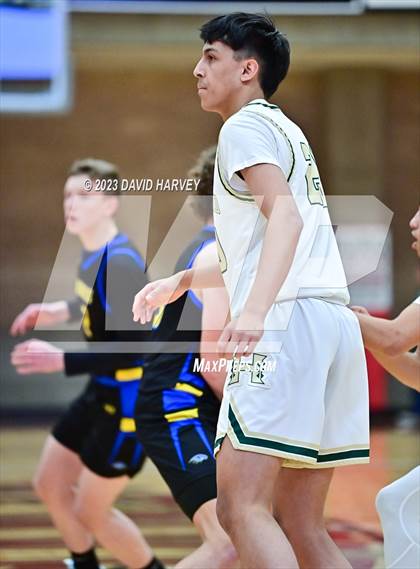 Thumbnail 2 in (CHSAA 3A Boys Basketball first Round) SkyView Academy vs Highland photogallery.