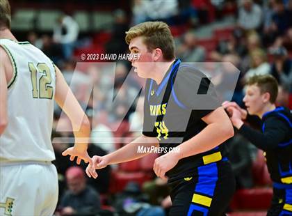 Thumbnail 2 in (CHSAA 3A Boys Basketball first Round) SkyView Academy vs Highland photogallery.