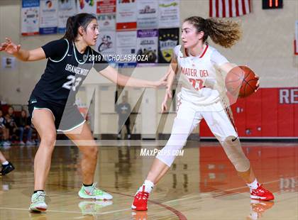 Thumbnail 2 in Mater Dei vs. Orangewood Academy (Battle at the Beach) photogallery.