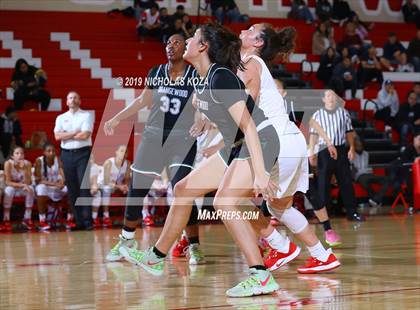 Thumbnail 1 in Mater Dei vs. Orangewood Academy (Battle at the Beach) photogallery.