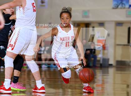 Thumbnail 1 in Mater Dei vs. Orangewood Academy (Battle at the Beach) photogallery.