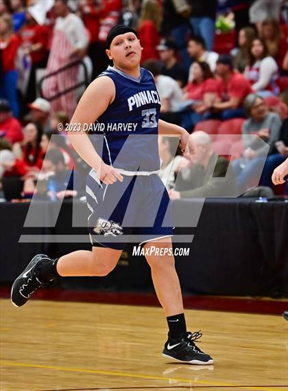 Thumbnail 2 in (CHSAA 3A Boys Basketball First Round) The Pinnacle vs Salida photogallery.