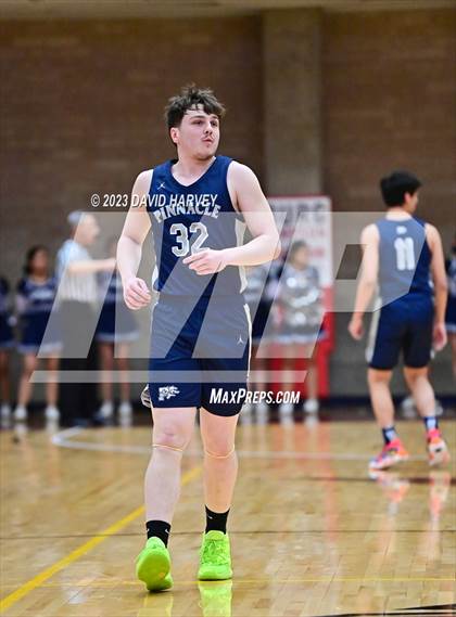 Thumbnail 2 in (CHSAA 3A Boys Basketball First Round) The Pinnacle vs Salida photogallery.