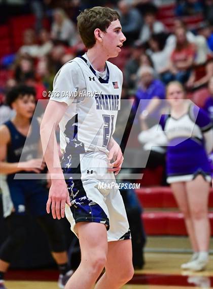 Thumbnail 3 in (CHSAA 3A Boys Basketball First Round) The Pinnacle vs Salida photogallery.