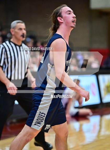 Thumbnail 2 in (CHSAA 3A Boys Basketball First Round) The Pinnacle vs Salida photogallery.