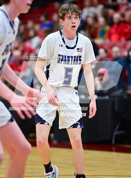 Thumbnail 1 in (CHSAA 3A Boys Basketball First Round) The Pinnacle vs Salida photogallery.