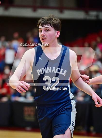 Thumbnail 1 in (CHSAA 3A Boys Basketball First Round) The Pinnacle vs Salida photogallery.