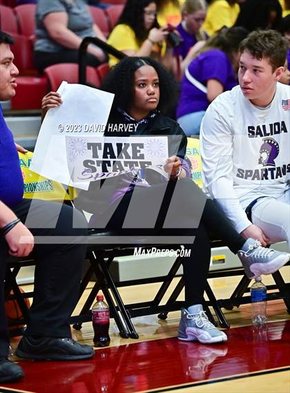 Thumbnail 2 in (CHSAA 3A Boys Basketball First Round) The Pinnacle vs Salida photogallery.