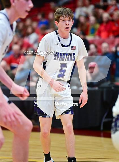 Thumbnail 1 in (CHSAA 3A Boys Basketball First Round) The Pinnacle vs Salida photogallery.