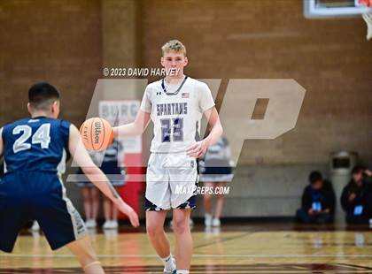 Thumbnail 3 in (CHSAA 3A Boys Basketball First Round) The Pinnacle vs Salida photogallery.