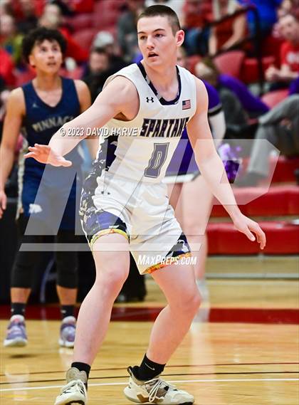 Thumbnail 2 in (CHSAA 3A Boys Basketball First Round) The Pinnacle vs Salida photogallery.